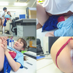 残業中、2人きりの社内で欲求不満を隠せないパート人妻清掃員さんのデカ尻無自覚挑発に乗せられぶっかけセクハラしたら杭打ち騎乗位で精巣が空っぽになるまで何度も不倫中出しを求められた。 末広純 【画像＋動画】